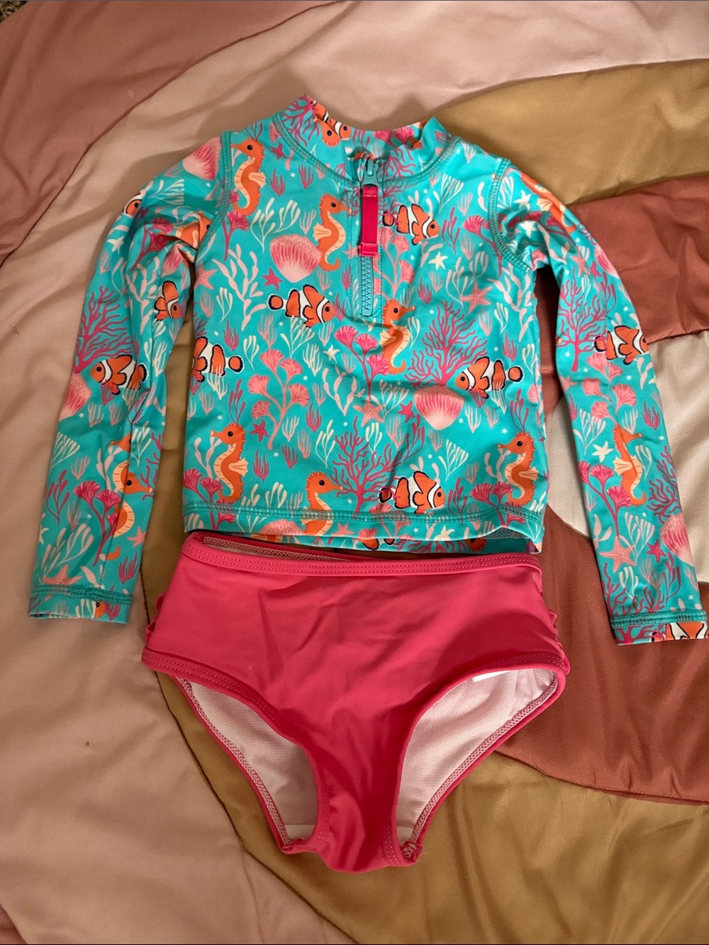 Ruffle Butts Toddler Girl 2 Piece Swimsuit